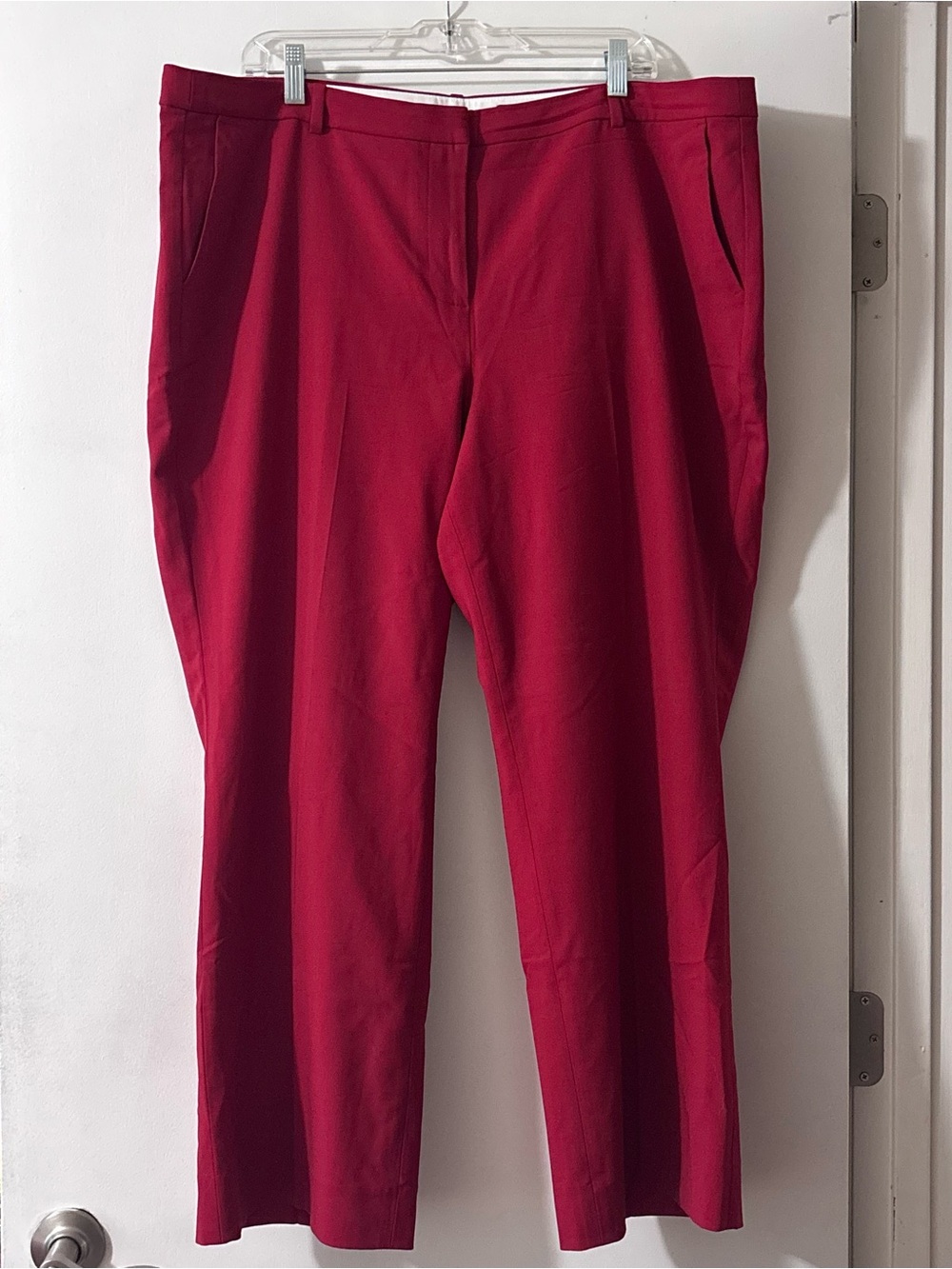 J.Crew Red Italian Wool Dress Pants Trousers Lanificio di Tollegno 18